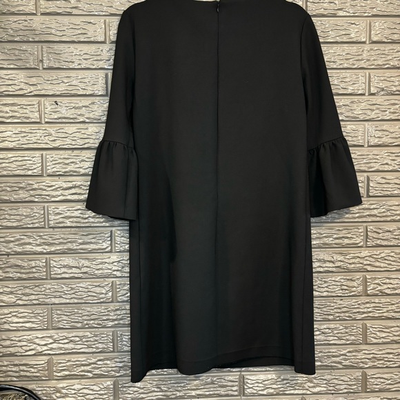 Formal Black Dress with Flowy Sleeves | Zara - Picture 4 of 5